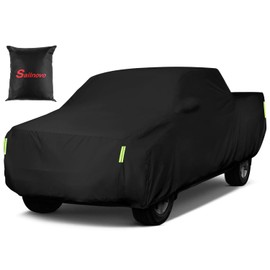Sailnovo Car Cover Waterproof All Weather,7 Layers Heavy Duty Outdoor Full Car Cover, Snowproof Rainproof Windproof Sun UV Protection (PE+Cotton, L Fit Length Up to 228", Max Cab Length 144")