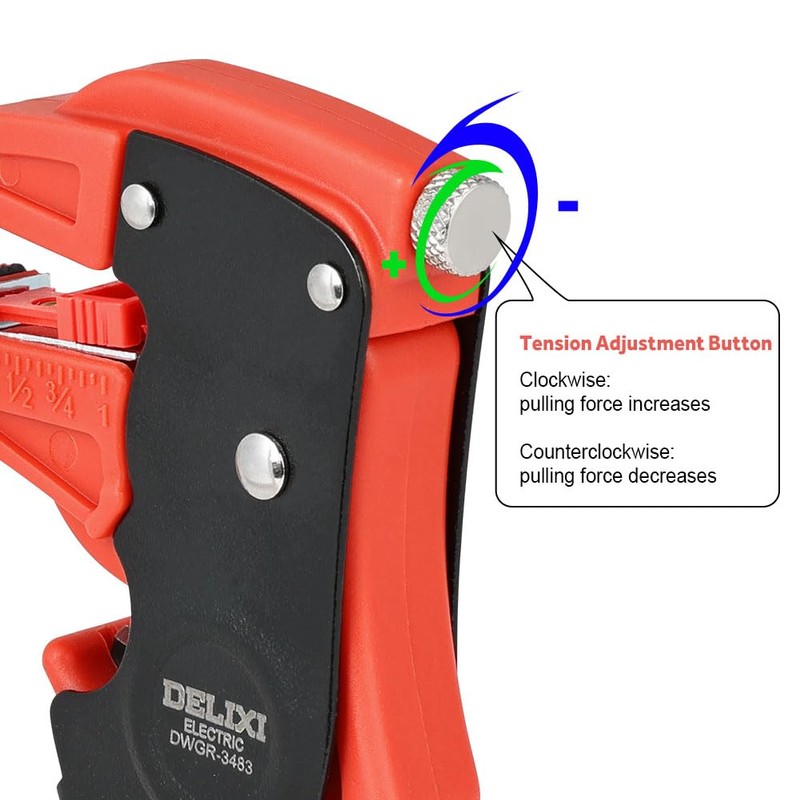 Flintronic Automatic Wire Stripper, Adjustable Cable Stripping Tool, Multifunctional Wire