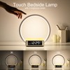 Morwealth LED Bedside Lamp Touch Dimmable with Charging Function, 10