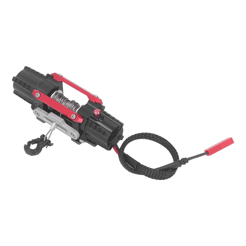 RC Winch Aluminum Alloy Electric Dual Motor Simulated Winch for
