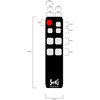 Seki Medium Learning Universal TV Remote Silver/Black