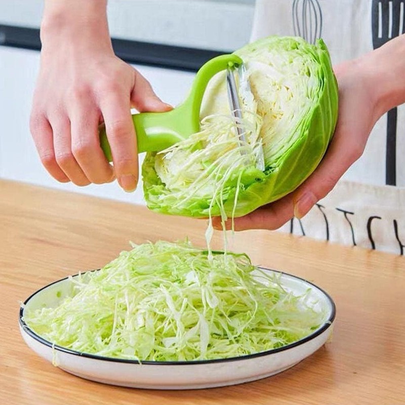 Green Cabbage Shredder,Vegetable Cutter Cabbage Slicer,Stainless Steel Fruit Vegetable Potato