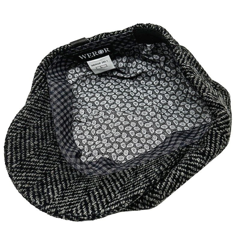WEROR WEROR-280.1 Men's Flat Cap with Peak - Hat with