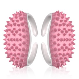 DOCOCO Meridian Massage Brush, Cellulite Massager Brush, Massage Body Brush, Silicone Body Scrubber for Firm, Smooth Skin, Full Body Massage Brush for Thighs, Legs & Buttocks, 2Pcs