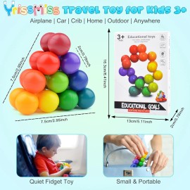 Yrissmiss Autism Sensory Fidget Toys for Toddlers & Kids Ages 3-5, Travel Toys Gift Set
