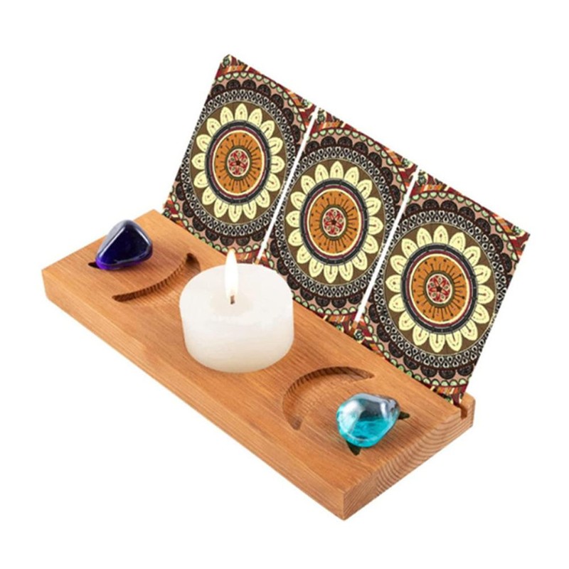 Wooden Tarot Card Holder Stand Tarot Card Display Tarot Reading