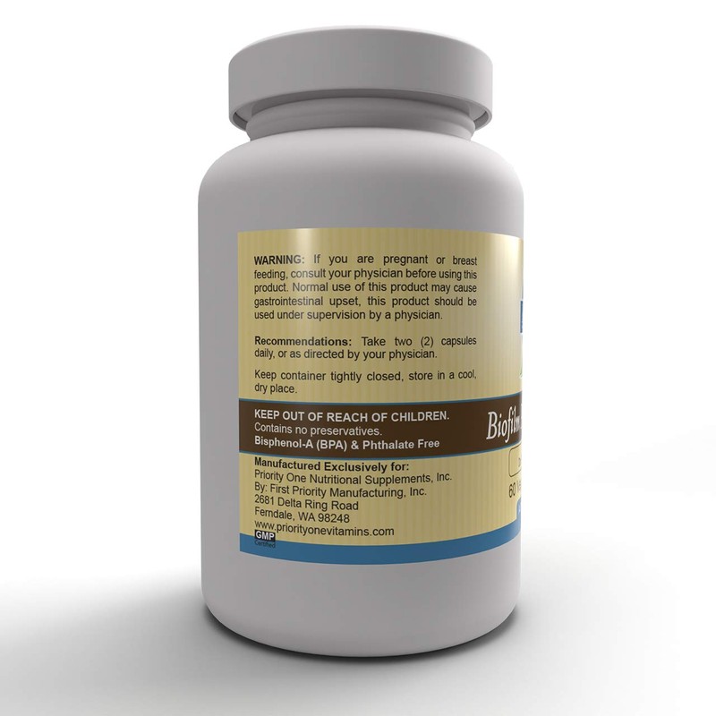 Priority One Vitamins Biofilm Phase-2 Advanced 60 Vegetarian Capsules Exclusively