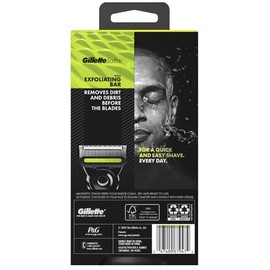 Gillette Labs with Exfoliating Bar Razor (1 Razor, 1 Razor Stand + 1 Cartridges)