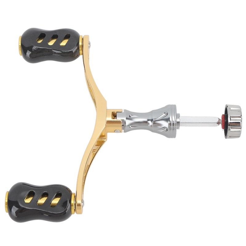 Black Power Fishing Reel Handle Grip Carbon Fiber Fishing Reel