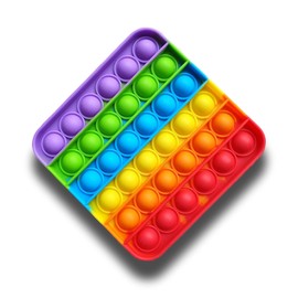 Trancis Pop It Fidget Toy Poppers Fidgets for Kids Toy; Poppets Stress Toy Set for Anxiety Relief; Poppet Fidget Sensory Toys for Autism ADHD Special Needs; Push Pop Poppit (Square)