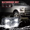 CHUSYYRAY Rectangular LED Fog Lights Assembly Kit For Ford F150