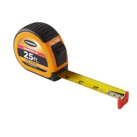Keson PG1825VMAG Short Tape Measure with Nylon Coated Steel Blade and Magnetic Hook End (Graduations: ft., in, 1/8), 1-Inch by 25-Foot