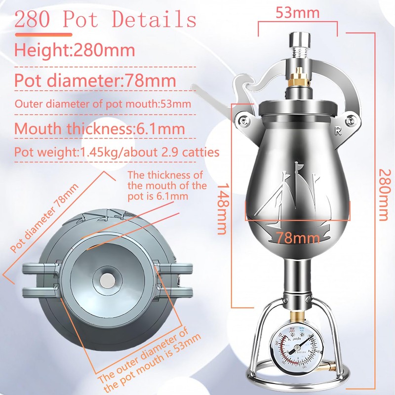 280ml Chinese Popcorn Machine, Hand Chinese Popcorn Maker, Chinese Popcorn