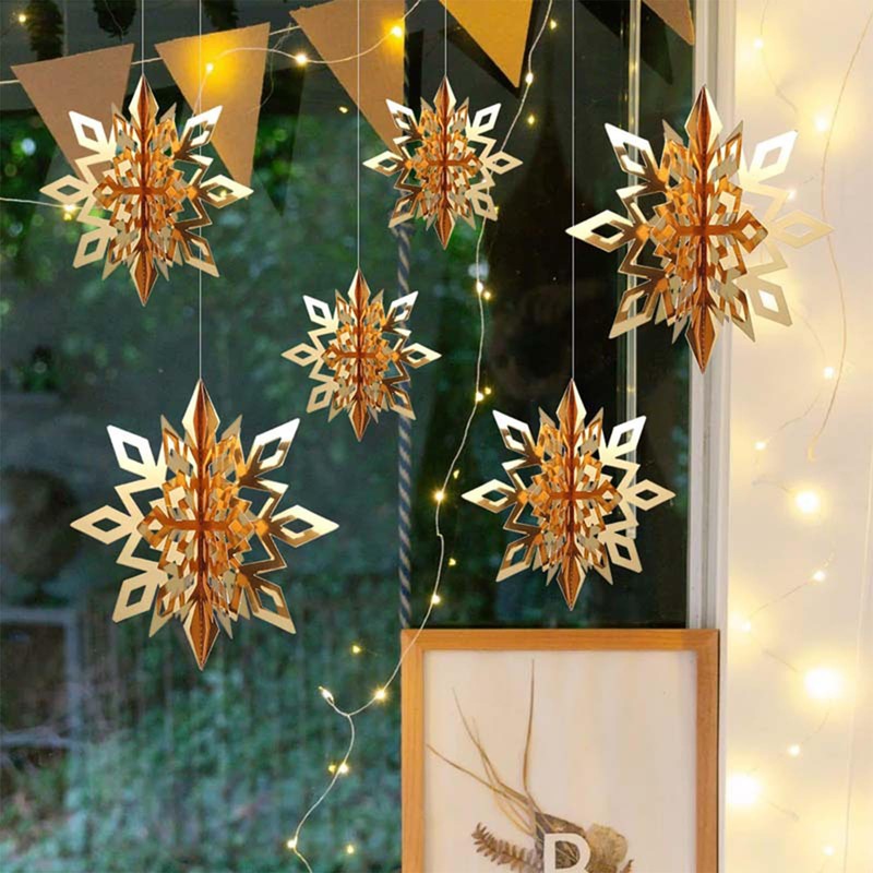 Christmas Ornaments, Snowflakes, Snowflakes, 3D Dimensional, Snowflakes, Decorations, Decorations, Christmas