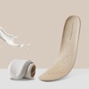 Ventilated Moisture-Wicking Anti-Bacterial Latex Functional Insoles (1 Pair) Black/41-42 (255-260mm) 2ea