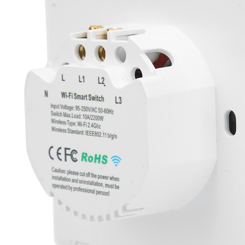 Smart Switch Wifi Wireless Remote Control Switches Standard 2200W 95‑240VAC