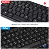 (2PCS) Ukrainian Keyboard Stickers, Ukraine Keyboard Letters Replacement Sticker with