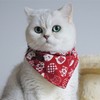 Cat Triangle Bib Cute Japanese Style Adjustable Mohair Pet Triangle
