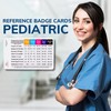Generic Pediatric Vital Signs & Developmental Milestones Horizontal Badge Card