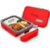 PLUS Self-Heated Cordless Lunch Box & Food Warmer, Ruby