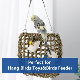 DELSWIN 1.57 Inch Stainless Steel Chain Link - 12 Pack 5/32" Small Carabiner Clip, Heavy-Duty Anti-Rust Chain Connector, Quick Link for Birds' Toys, Chandelier, Kids Swing, 400 Lbs Capacity