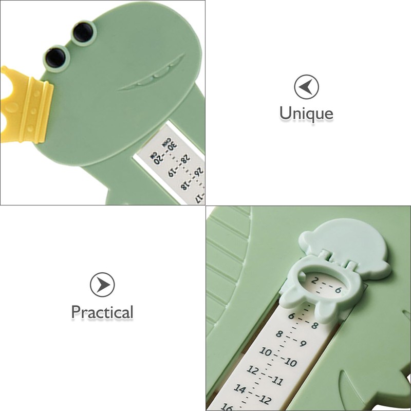 Kisangel Kids Foot Measurement Device, Shoe Size Gauge Foot Measuring