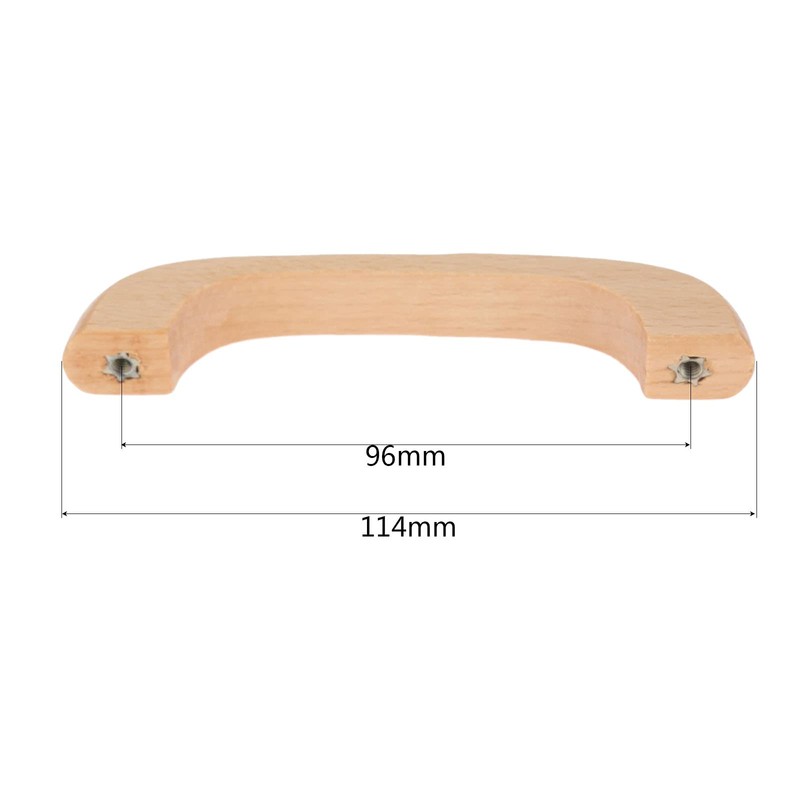 Set of 10 Wooden Handles Knobs Drawers Cabinet Cupboard Pulls