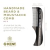 Juego Peines Grafito Hechos Mano Kent 81t Peine Barba Bigote
