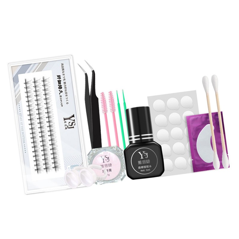False Eyelashes Grafting Set for Beginners Eyelash Extension Practice Exercise