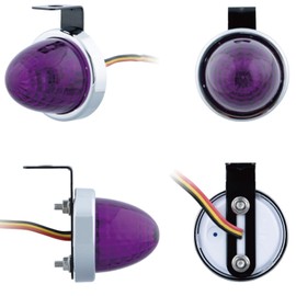 Jet Inoue LED Mini Side Color Marker Lamp, Zero (ZERO) Purple (Murasaki), 12/24 V, Color Lens Specifications