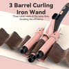 Maxt 5-in-1 Interchangeable Curling Iron Wand Set with 3 Barrels