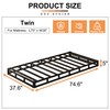 EMODA 5 Inch Twin Box Spring Bed Base, 1500 lbs