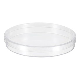 PATIKIL 75mm Plastic Petri Dishes with Lid, Petri Plates Tissue Culture Plate for Lab Science Experiment, Clear