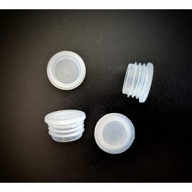 Plastic Stopper Replacement Plug for Salt and Pepper Shakers, Flower Pots, Bottles, Pipes etc 3/8“ (4 pcs)