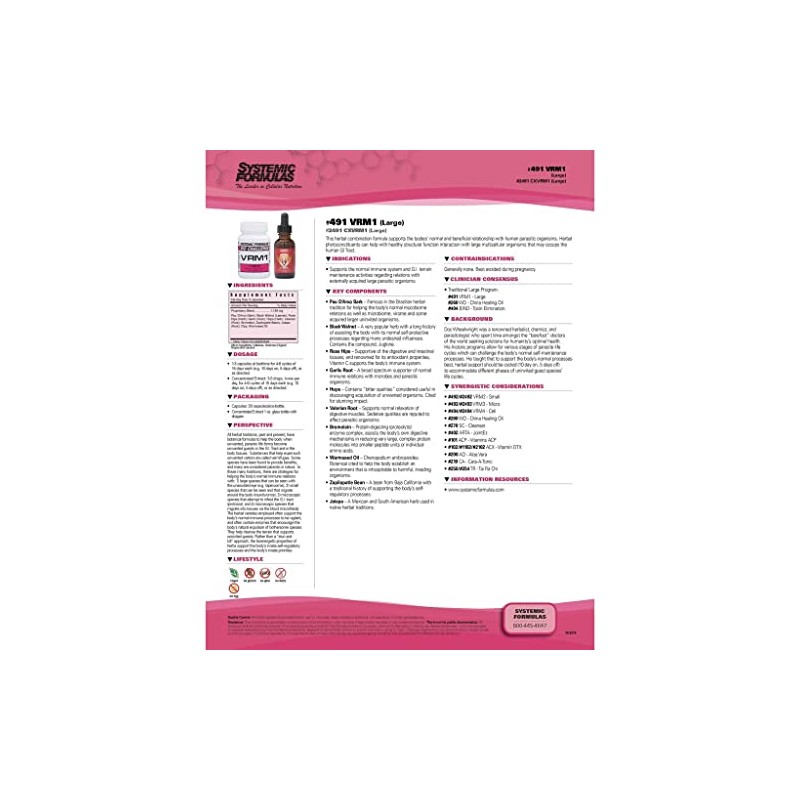 Systemic Formulas Vrm1