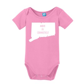 Sod Uniforms Made in Connecticut Printed Infant Bodysuit Baby Romper Light Pink 3-6 Month