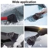 ADORAMOUR Ice Scrapers for Car Windshield - Snow Scraper for