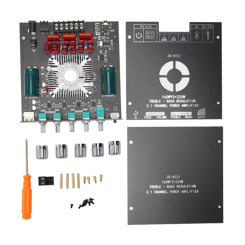Bluetooth Amplifier Board 2.1 Channel Subwoofer HiFi Wireless Sound Power