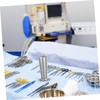 CHILDWEET Stainless Steel Tweezer Holder Shaped Storage Box for Lab