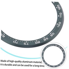 WOONEKY Bezel Large Camera Blower Metal Watch Case Screen Protecter Smartwatch Accessories Se Screen Protector Accessories for 47mm Case Ring Case 47mm Aluminum Tool Dial The Se