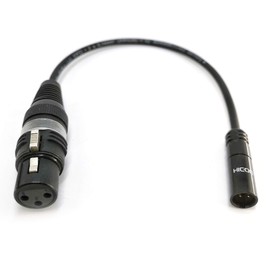 Selected Cable 50 cm Mini XLR Male to XLR Female for e.g. Blackmagic 6K 4K BMPCC Audio Microphone Cable - SC-AK-mXLR-XLR-0050-1.6ft
