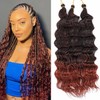 Ocean Wave Crochet Hair 24 Inch 3 Packs Deep Wave