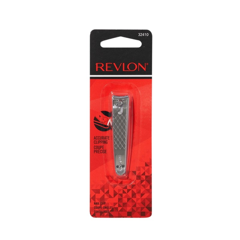 Revlon Mini Nail Clipper, Nail Care Tools, Curved Blade for
