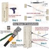 Deck Man T316-Stainless Steel Adjustable Angle 1/8" Cable Railing Kit/Hardware