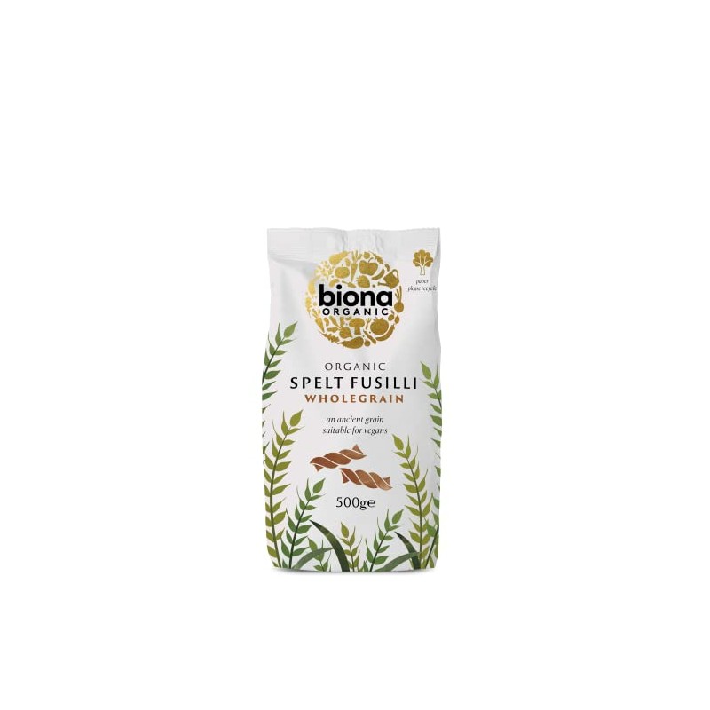 Biona | Wholewheat Spelt Fusili Org | 7 x 500g