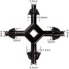4 In 1 Drill Chuck Key, Universal Chuck Key Hand