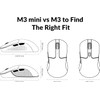 Keychron M3 Mini Wireless Gaming Optical Mouse, Tri-Mode 2.4 GHz/Bluetooth