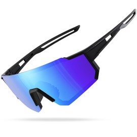 suoso Sports Glasses Sunglasses Men Women Cycling Glasses Sunglass Men Polarised UV400 Women's Ski Sunglasses Quick Glasses Rave Cycling Bicycle Fishing Road Bike Glasses 12