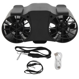 3 In 1 Portable Waist Clip Fan 10000mAh USB Rechargeable Hanging Waist Fan Hanging Neck Fan Desktop Fan with Lanyard