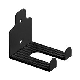 XZHXFX Barbell Wall Holder,Single Barbell wall Mount Hanger,Garage Gym Bar Wall Rack,Vertical Olympic Hanger wall Mount Rack,Space Saving Gym Accessory,Holds Under 33mm Bar Size(Black)